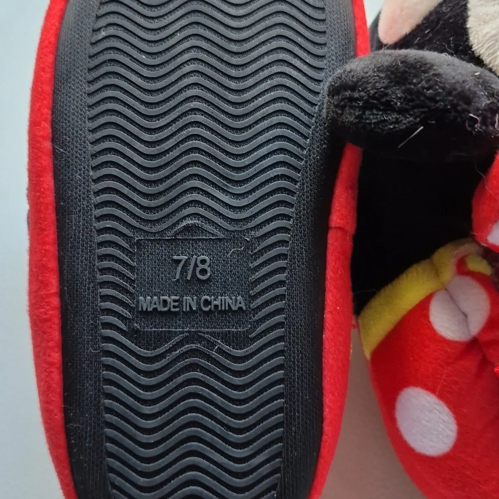 Toddler Girls Minnie Mouse Slippers